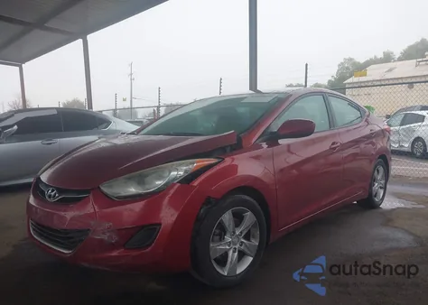 2013 Hyundai Elantra Gls из США, поврежденный, VIN 5NPDH4AE3DH362750